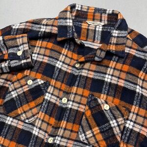 3sixteen Flannel Shirt Plaid Multi LS Button Up Huckberry XL Fits (M-L) 28x19